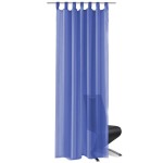 vidaXL Draperii din voal, 2 buc., 140 x 175 cm, albastru regal