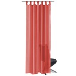 vidaXL Draperii din voal 2 buc., 140 x 225 cm, roșu vidaXL Draperii din voal 2 buc., 140 x 225 cm, roșu