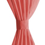 vidaXL Draperii din voal 2 buc., 140 x 225 cm, roșu vidaXL Draperii din voal 2 buc., 140 x 225 cm, roșu