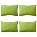 vidaXL Perne de exterior, 4 buc., verde măr, 60 x 40 cm