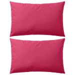 vidaXL Perne de exterior, 2 buc, 60x40 cm, roz