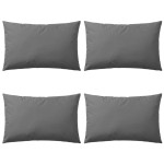 vidaXL Perne de exterior, 4 buc., gri, 60 x 40 cm vidaXL Perne de exterior, 4 buc., gri, 60 x 40 cm