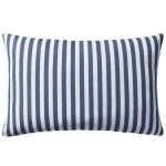 vidaXL Perne de exterior, 2 buc., bleumarin, 60x40 cm, imprimeu dungi