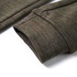 Pantaloni de trening pentru copii, kaki închis melanj, 128 Pantaloni de trening pentru copii, kaki închis melanj, 128
