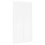 vidaXL Draperii franjuri, 2 buc., 100 x 250 cm, alb