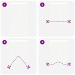 vidaXL Draperii franjuri, 2 buc., 100 x 250 cm, alb