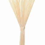 vidaXL Draperii cu franjuri, 2 buc., 140 x 250 cm, crem