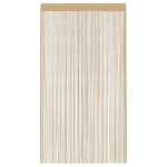 vidaXL Draperii cu franjuri, 2 buc., 140 x 250 cm, bej