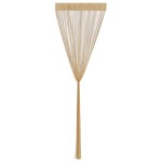 vidaXL Draperii cu franjuri, 2 buc., 140 x 250 cm, bej