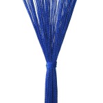 vidaXL Draperii cu franjuri, 2 buc., 140 x 250 cm, albastru