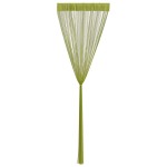 vidaXL Draperii cu franjuri, 2 buc., 140 x 250 cm, verde