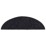 vidaXL Covorașe autoadezive pentru scări, 15 buc., 56x17x3 cm, negre, semirotunde vidaXL Covorașe autoadezive pentru scări, 15 buc., 56x17x3 cm, negre, semirotunde