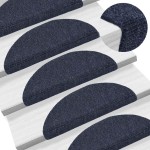 vidaXL Covorașe autoadezive pentru scări, 15 buc., 56x17x3 cm, semirotunde, albastre vidaXL Covorașe autoadezive pentru scări, 15 buc., 56x17x3 cm, semirotunde, albastre