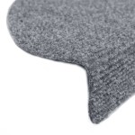 vidaXL Covorașe pentru scări autoadezive, 15 buc., 65x21x4 cm, gri deschis, semirotunde, mari vidaXL Covorașe pentru scări autoadezive, 15 buc., 65x21x4 cm, gri deschis, semirotunde, mari