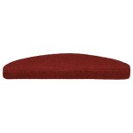 vidaXL Covorașe pentru scări autoadezive, 15 buc., 65x21x4 cm, roșu bordeaux, semirotunde, mari vidaXL Covorașe pentru scări autoadezive, 15 buc., 65x21x4 cm, roșu bordeaux, semirotunde, mari