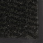 vidaXL Covor de ușă anti-praf, negru, 80x120 cm, dreptunghiular vidaXL Covor de ușă anti-praf, negru, 80x120 cm, dreptunghiular