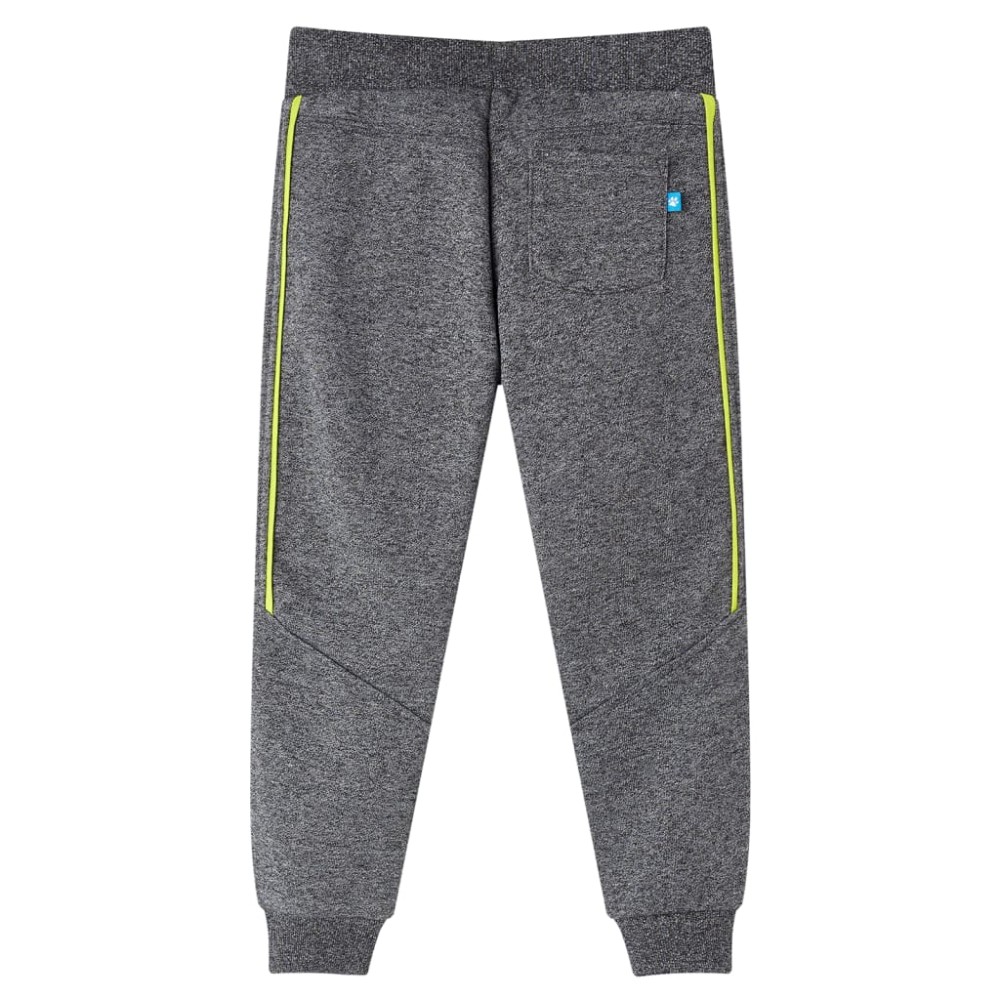 Pantaloni de trening pentru copii, gri melanj, 92