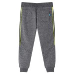 Pantaloni de trening pentru copii, gri melanj, 92 Pantaloni de trening pentru copii, gri melanj, 92