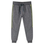 Pantaloni de trening pentru copii, gri melanj, 92 Pantaloni de trening pentru copii, gri melanj, 92