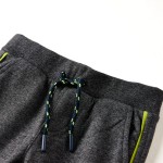 Pantaloni de trening pentru copii, gri melanj, 92 Pantaloni de trening pentru copii, gri melanj, 92