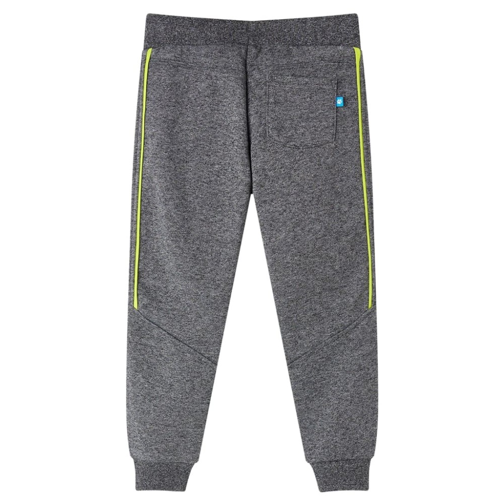 Pantaloni de trening pentru copii, gri melanj, 104