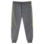 Pantaloni de trening pentru copii, gri melanj, 104 Pantaloni de trening pentru copii, gri melanj, 104