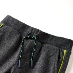 Pantaloni de trening pentru copii, gri melanj, 104 Pantaloni de trening pentru copii, gri melanj, 104