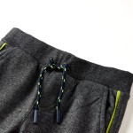 Pantaloni de trening pentru copii, gri melanj, 116 Pantaloni de trening pentru copii, gri melanj, 116