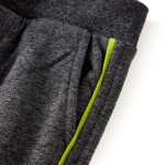 Pantaloni de trening pentru copii, gri melanj, 116 Pantaloni de trening pentru copii, gri melanj, 116