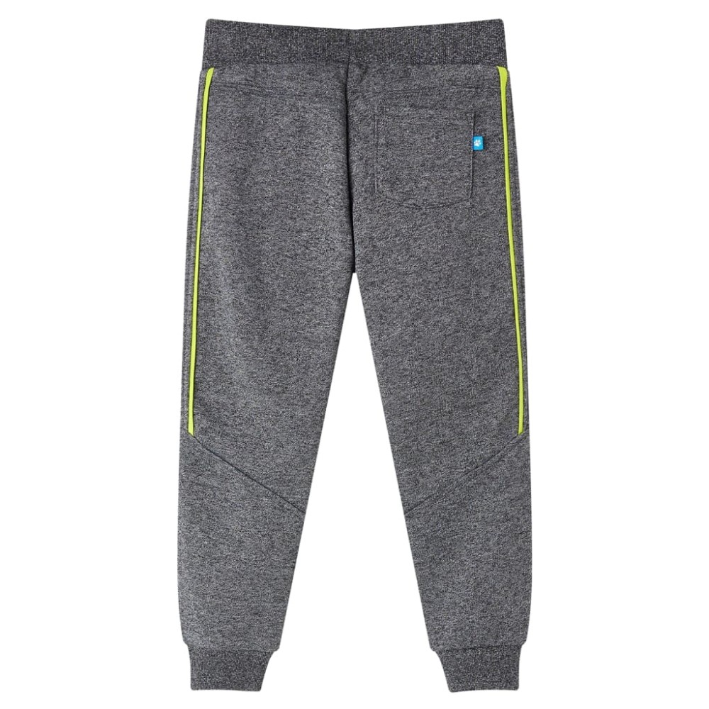 Pantaloni de trening pentru copii, gri melanj, 128