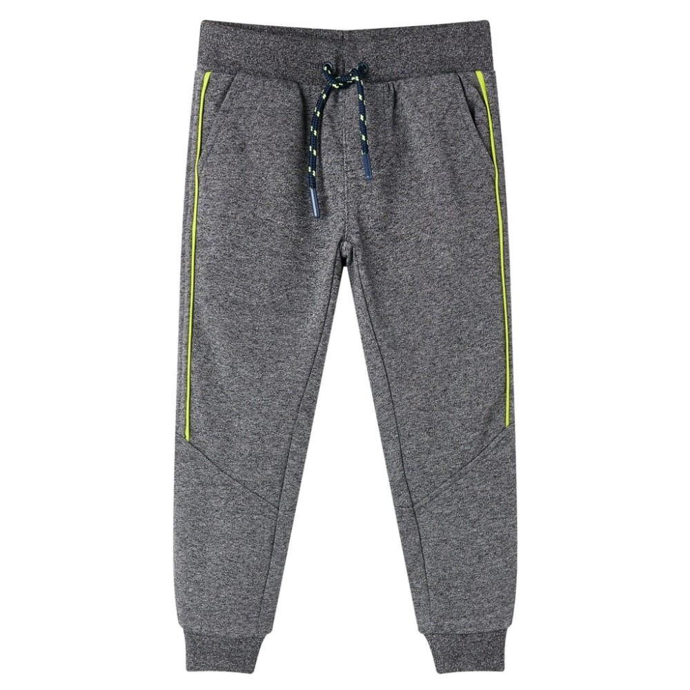 Pantaloni de trening pentru copii, gri melanj, 128