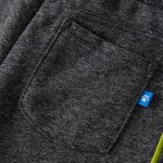 Pantaloni de trening pentru copii, gri melanj, 128 Pantaloni de trening pentru copii, gri melanj, 128