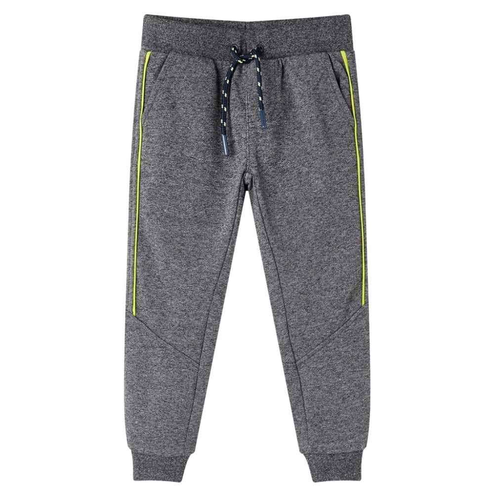 Pantaloni de trening pentru copii, gri melanj, 140