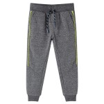 Pantaloni de trening pentru copii, gri melanj, 140