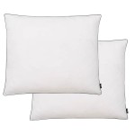 vidaXL Perne cu umplutură din puf/pene, 2 buc., 70 x 60 cm, alb vidaXL Perne cu umplutură din puf/pene, 2 buc., 70 x 60 cm, alb