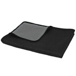 vidaXL Cuvertură matlasată cu două fețe, 230x260 cm, gri și negru