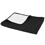 vidaXL Cuvertură matlasată cu două fețe, 220x240 cm, negru și alb vidaXL Cuvertură matlasată cu două fețe, 220x240 cm, negru și alb