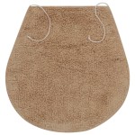 vidaXL Set covorașe baie, 3 piese, bej, textil vidaXL Set covorașe baie, 3 piese, bej, textil