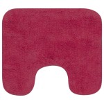 vidaXL Set covorașe baie, 3 piese, fucsia, textil vidaXL Set covorașe baie, 3 piese, fucsia, textil