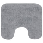 vidaXL Set covorașe baie, 2 buc., gri, textil vidaXL Set covorașe baie, 2 buc., gri, textil