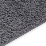 vidaXL Set covorașe baie, 2 buc., gri, textil vidaXL Set covorașe baie, 2 buc., gri, textil