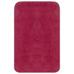 vidaXL Set covorașe baie, 2 buc., textil, fucsia vidaXL Set covorașe baie, 2 buc., textil, fucsia