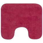 vidaXL Set covorașe baie, 2 buc., textil, fucsia vidaXL Set covorașe baie, 2 buc., textil, fucsia