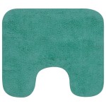 vidaXL Set covorașe baie, 2 buc., textil, turcoaz vidaXL Set covorașe baie, 2 buc., textil, turcoaz