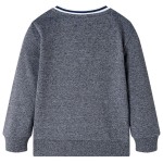 Bluzon pentru copii, bleumarin melanj, 92 Bluzon pentru copii, bleumarin melanj, 92