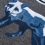 Bluzon pentru copii, bleumarin melanj, 140