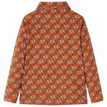 Cămașă pentru copii, ruginiu deschis, 104