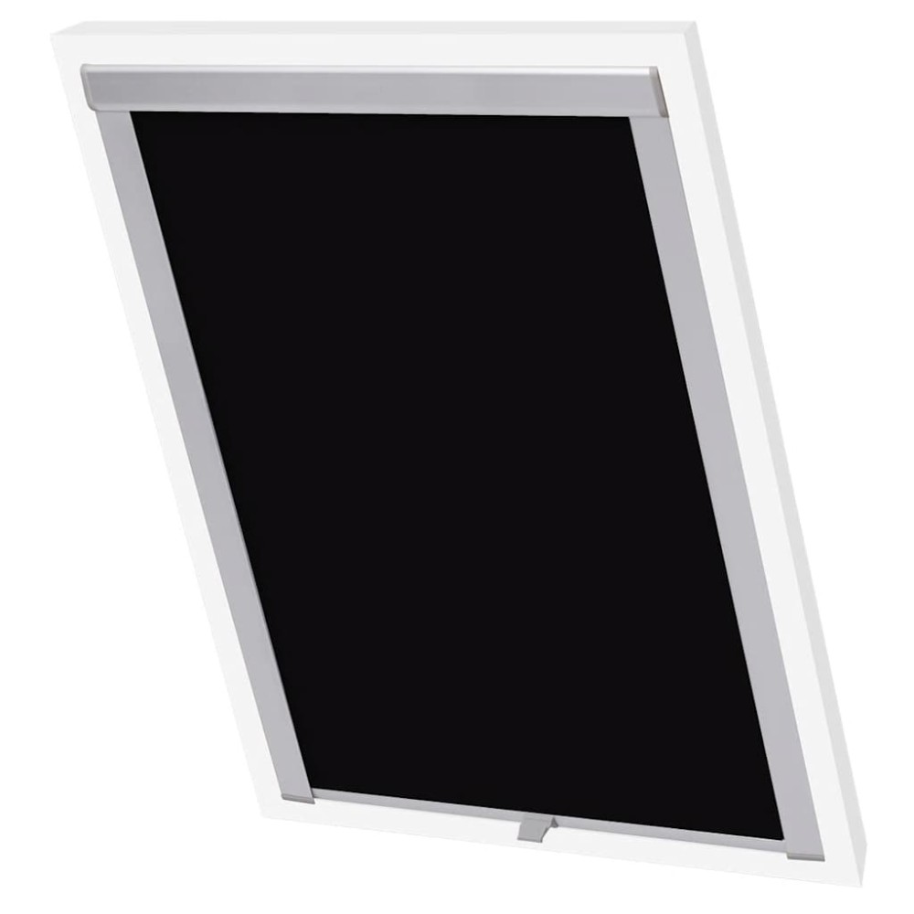 vidaXL Jaluzea opacă tip rulou, negru, CK02