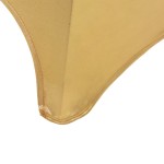 vidaXL Huse elastice pentru scaun, 6 buc., auriu vidaXL Huse elastice pentru scaun, 6 buc., auriu