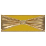 vidaXL Fundă de scaun elastică, 25 buc., cataramă cu diamante, auriu vidaXL Fundă de scaun elastică, 25 buc., cataramă cu diamante, auriu